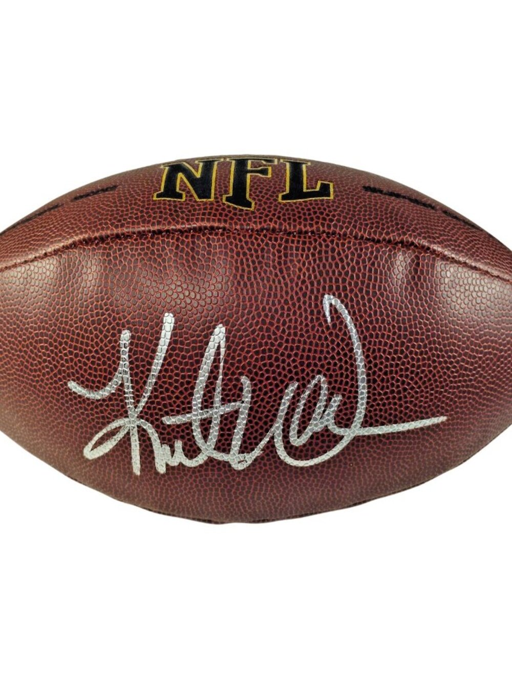 Kurt Warner Signed Wilson NFL Football St Louis Rams HOF Beckett COA